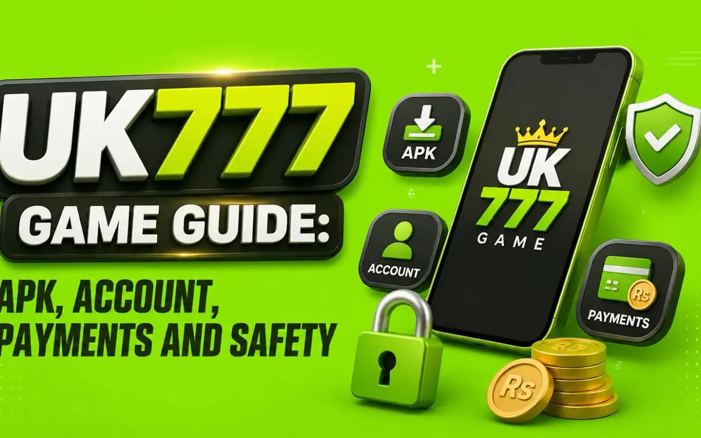 UK777 game guide overview showing the app, account, payment and safety topics covered on this site